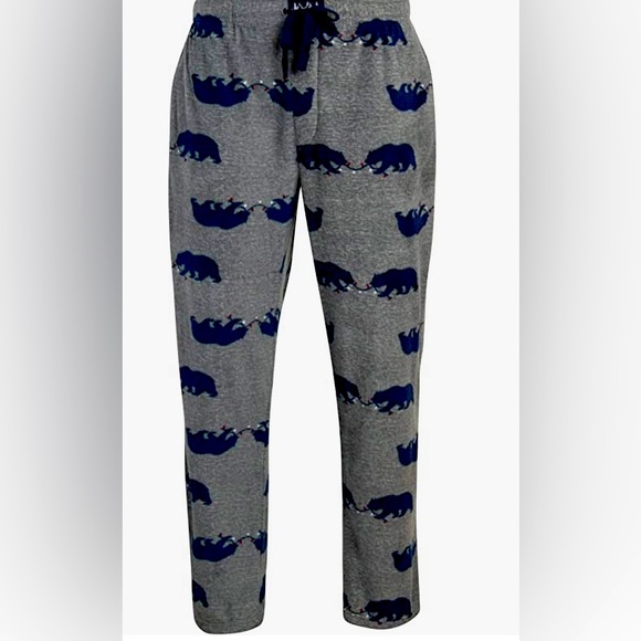 Lucky Brand Men's Pajama Pants - Ultra Soft Fleece Sleep & Lounge Pants size (M) - Picture 3 of 7